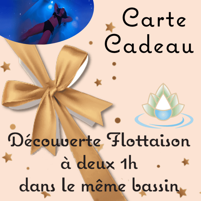 Carte cadeau Découverte Flottaison à deux 1h même bassin