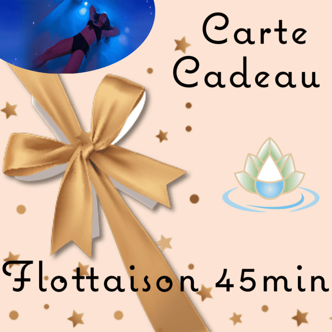 Carte cadeau Flottaison 45mn