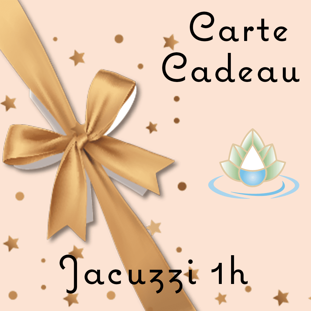 Carte cadeau pour une séance de Jacuzzi 1h