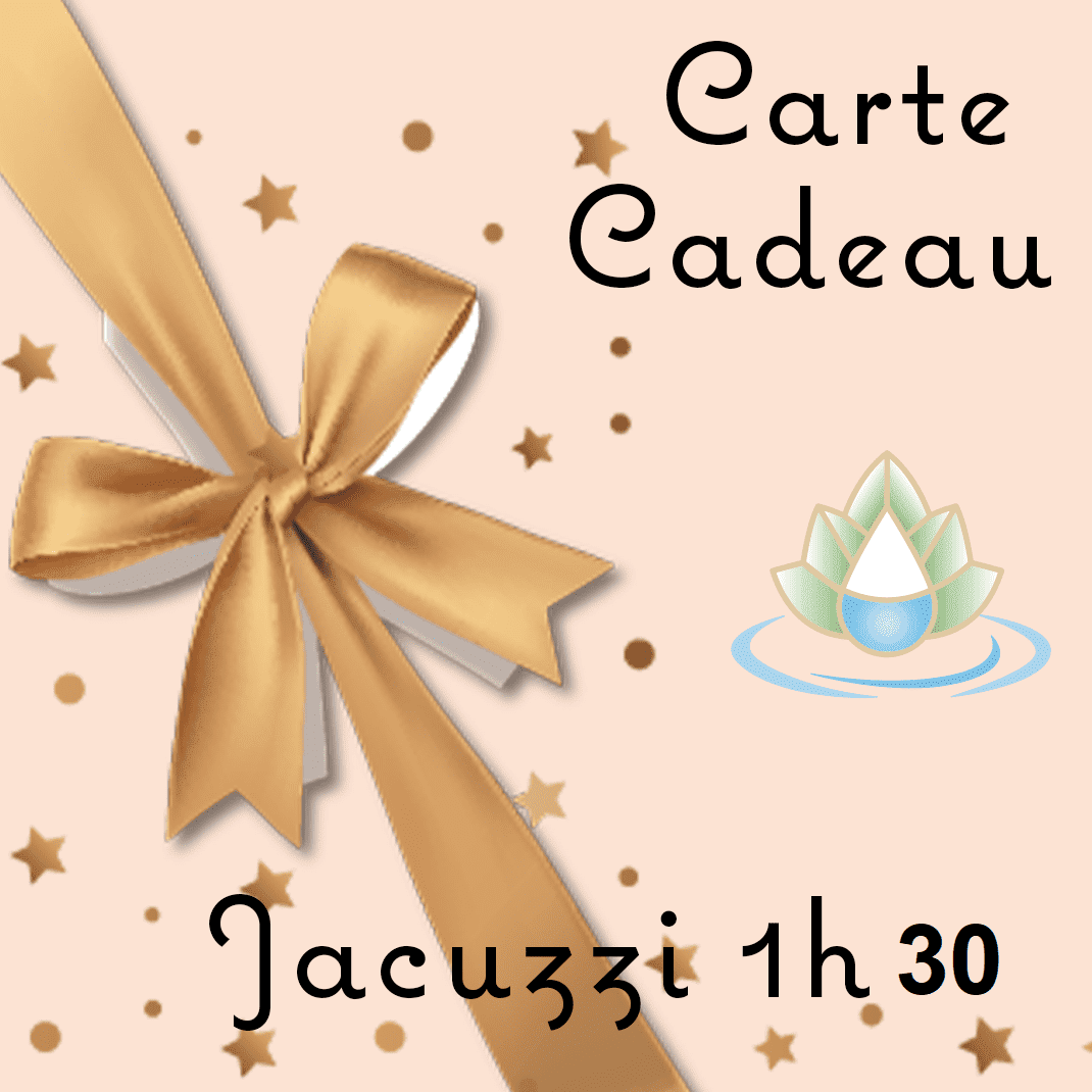 Carte cadeau pour une séance de Jacuzzi 1h30 2 personnes