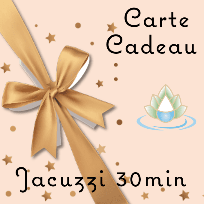 Carte cadeau pour une séance de Jacuzzi 30min