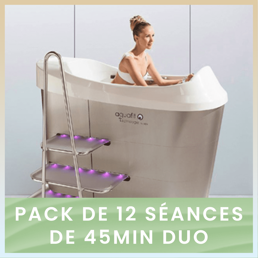 Pack de 12 séances d'Aquabike 45mn Duo ( soit 19€ la séance)