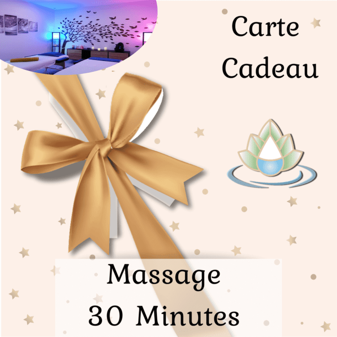 Carte Cadeau Massage Solo 30mn