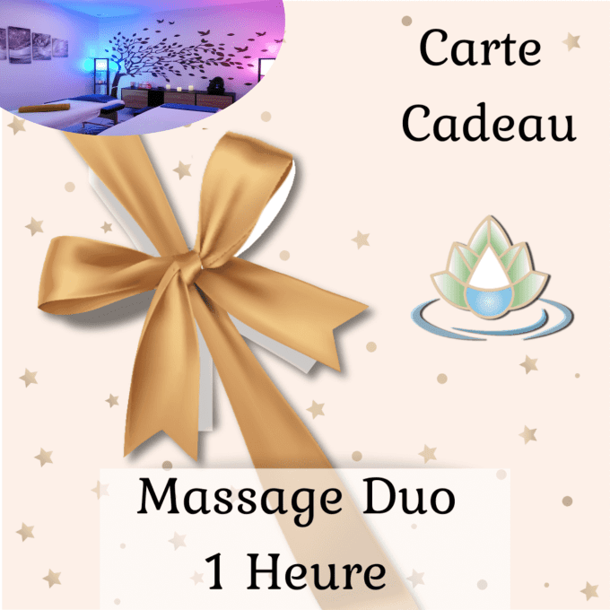 Carte Cadeau Massage en Duo 1h