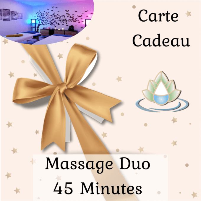 Carte Cadeau Massage en Duo 45mn