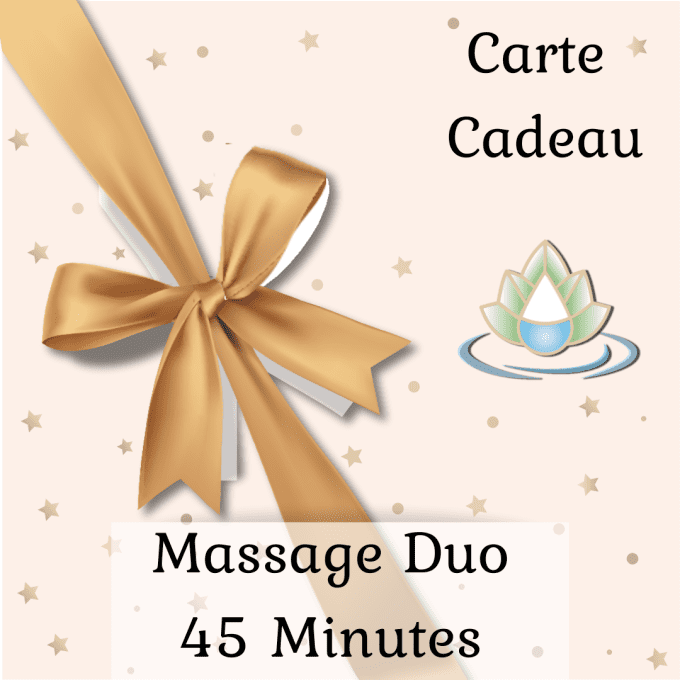 Carte Cadeau Massage en Duo 45mn