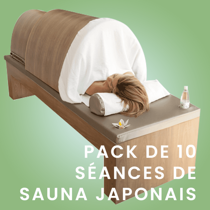 Pack de 10 séances de Sauna Japonais Adultes 45min ( soit 29€ la séance)